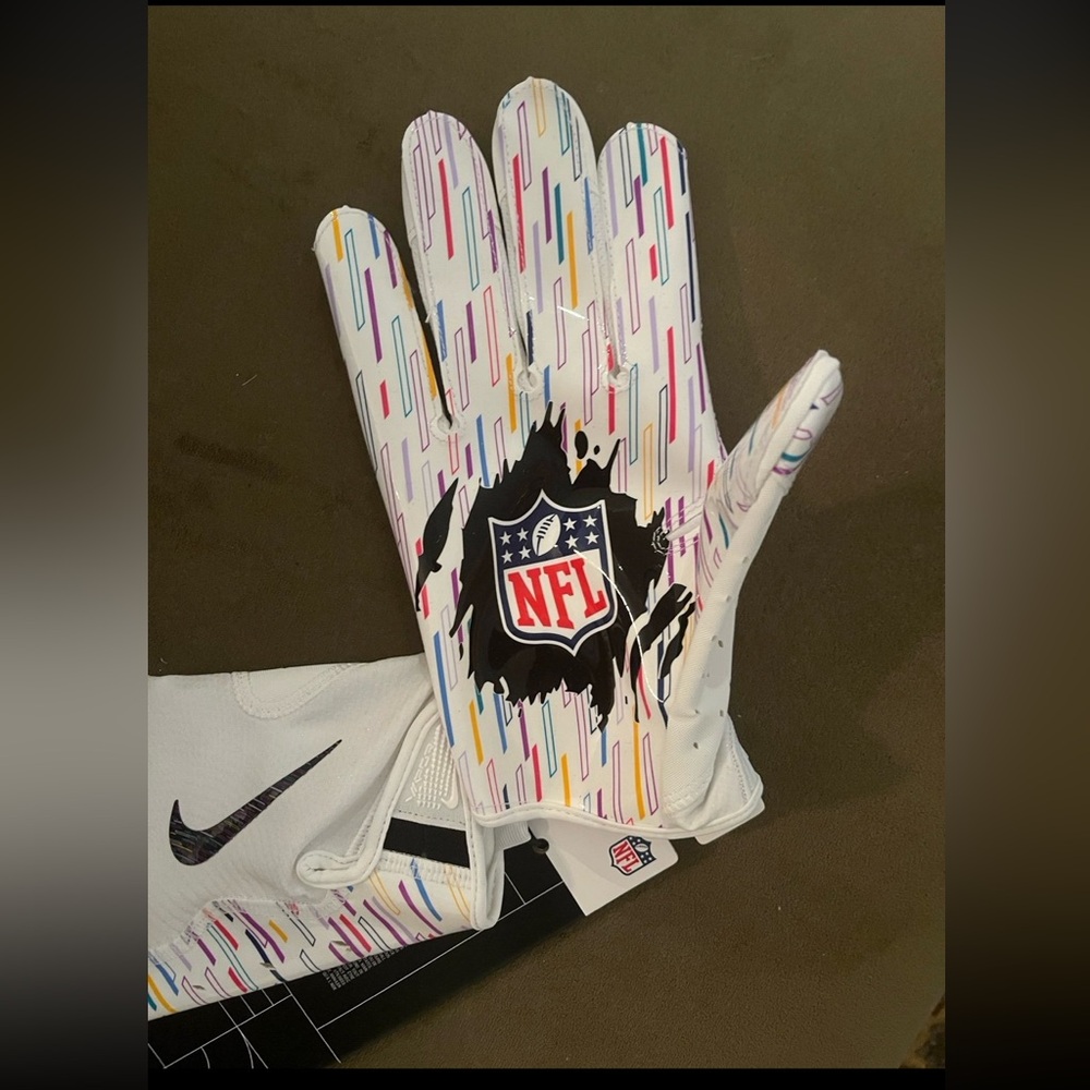 Nike Vapor Jet 5.0 NFL Crucial Catch Receiver Football Gloves Men's 3XL